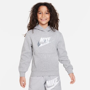 Nike Sportswear Athletic Sweatshirt in Grey: front