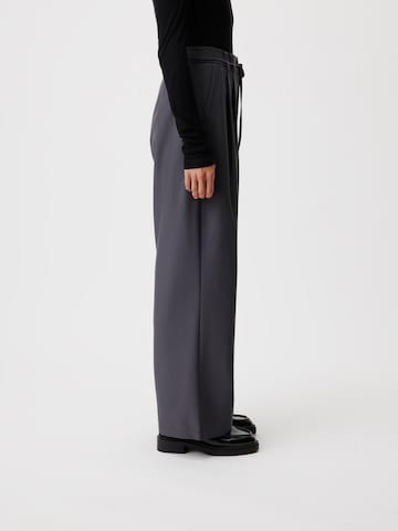 LeGer by Lena Gercke Loose fit Pleat-Front Pants 'Aurelie' in Grey