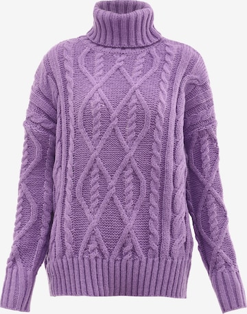 purpurinė Sookie Megztinis: priekis
