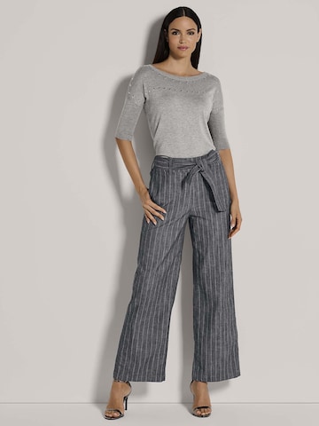 MADELEINE Wide Leg Hose in Blau