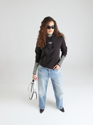 Tommy Jeans Sweatshirt 'ESSENTIAL' in Schwarz