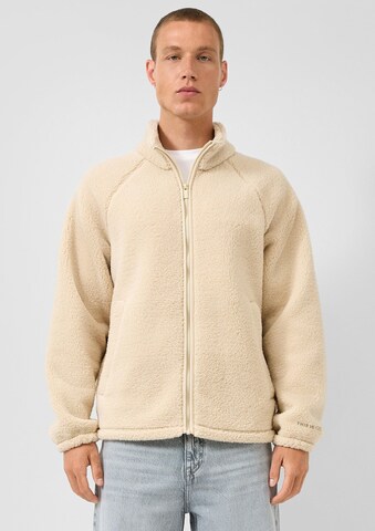QS Between-season jacket in Beige: front