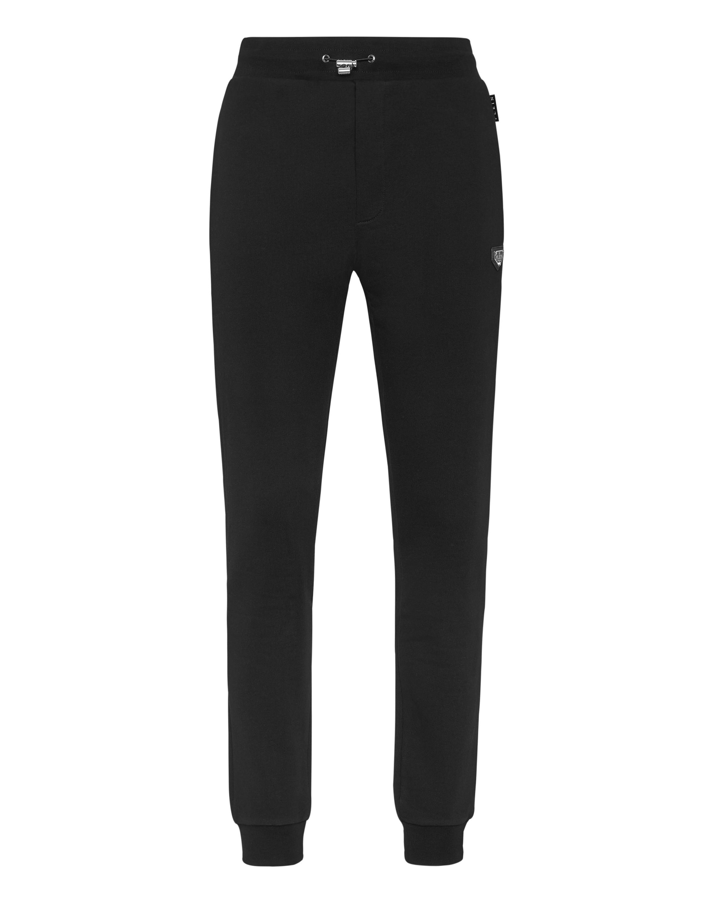 Philipp Plein - Tapered Calças em preto: frente