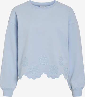 VILA Sweatshirt 'VIHailey' in Blau: Vorderseite