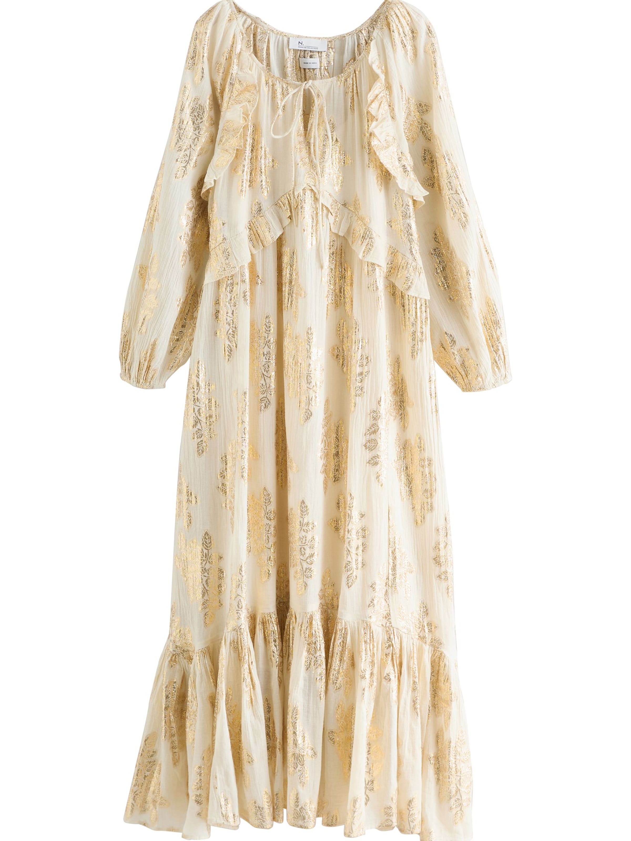 Next Платье в Бежевый: спереди