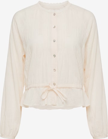 IZIA - Blusa em bege: frente