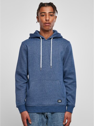 Urban Classics Sweatshirt in Blue: front