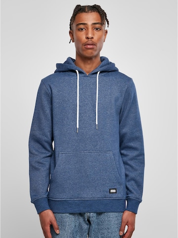 Urban Classics Sweatshirt in Blue: front