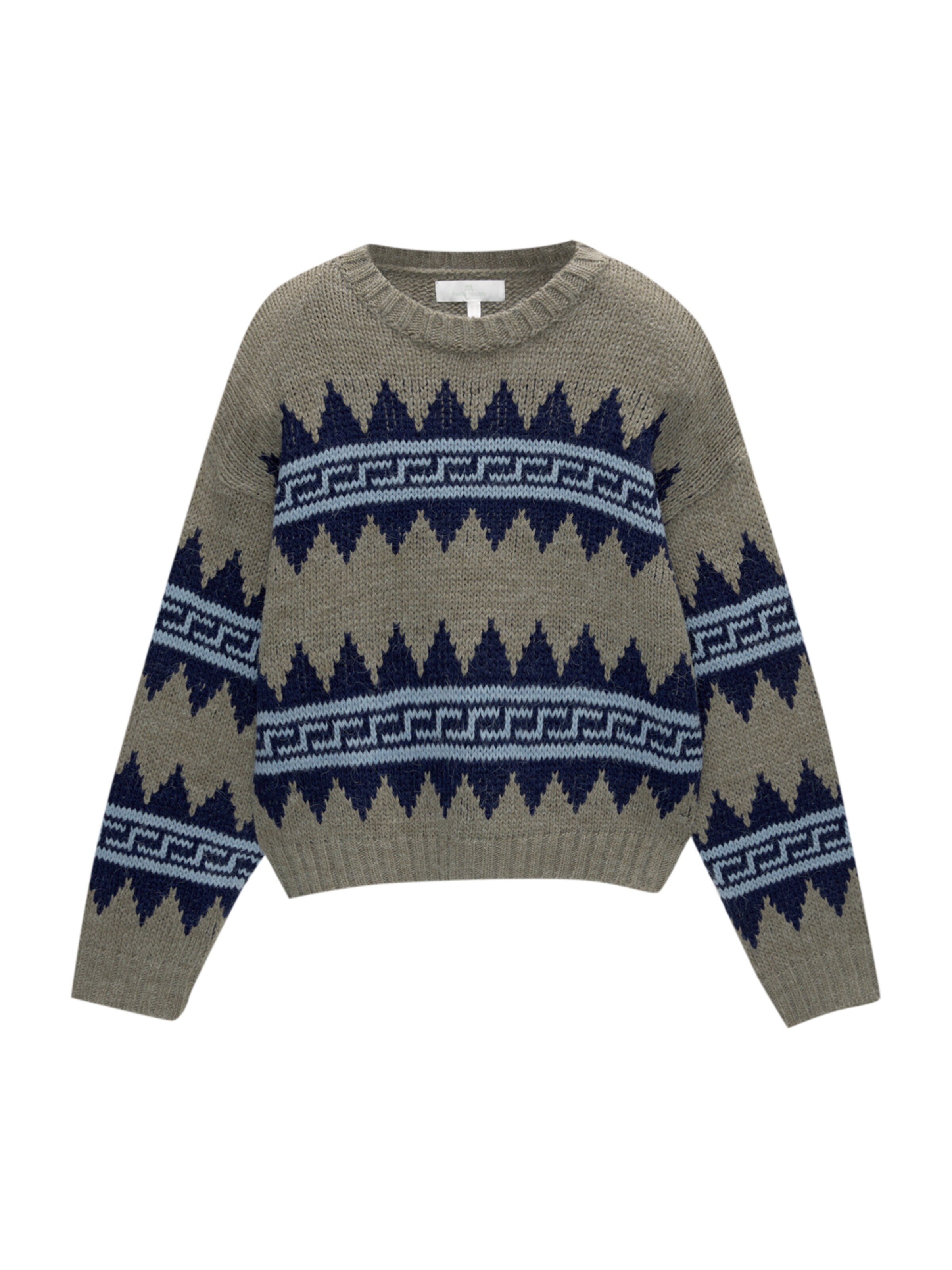 Pull&Bear Pullover in Grün: Vorderseite