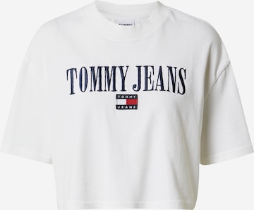 T-shirt Tommy Jeans en blanc : devant