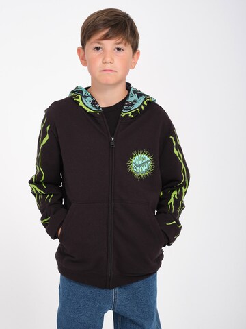 Veste de survêtement 'Alien' Volcom en noir : devant