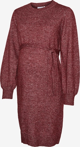 MAMALICIOUS - Vestido de punto 'Newanne' en rojo: frente