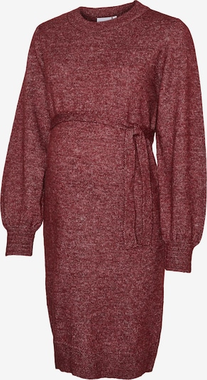 MAMALICIOUS فستان مُحاك 'Newanne' بـ أحمر نبيذي, عرض المنتج