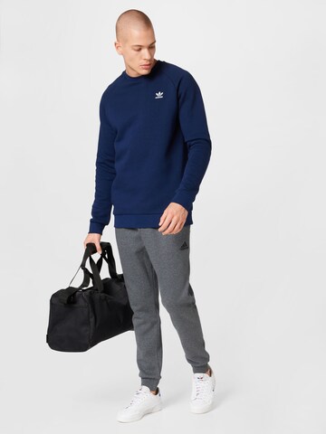 ADIDAS SPORTSWEAR Tapered Sportbyxa 'Essentials' i grå