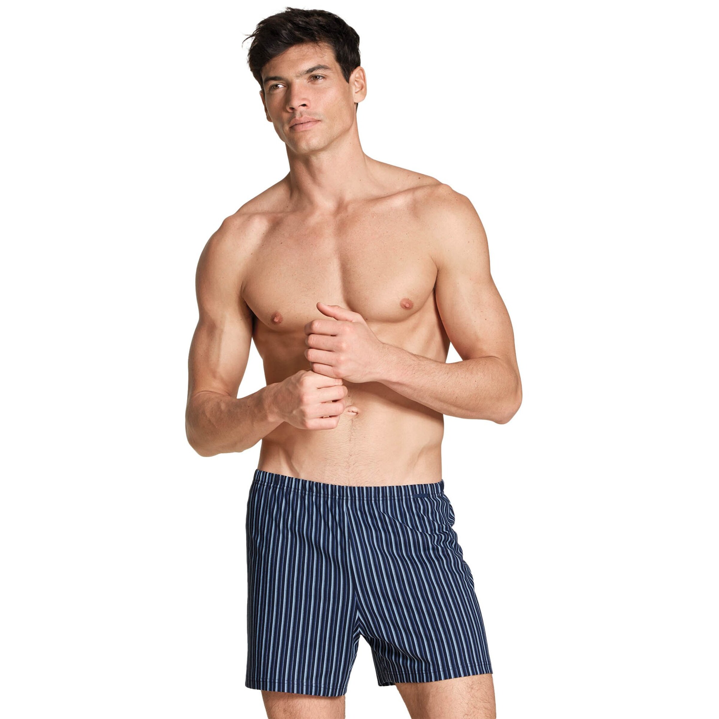 Boxer 'Prints Benefits' di CALIDA in blu: frontale