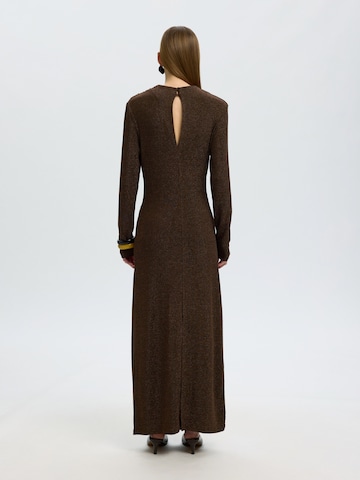 SELECTED Evening Dress 'SLWNORI' in Brown