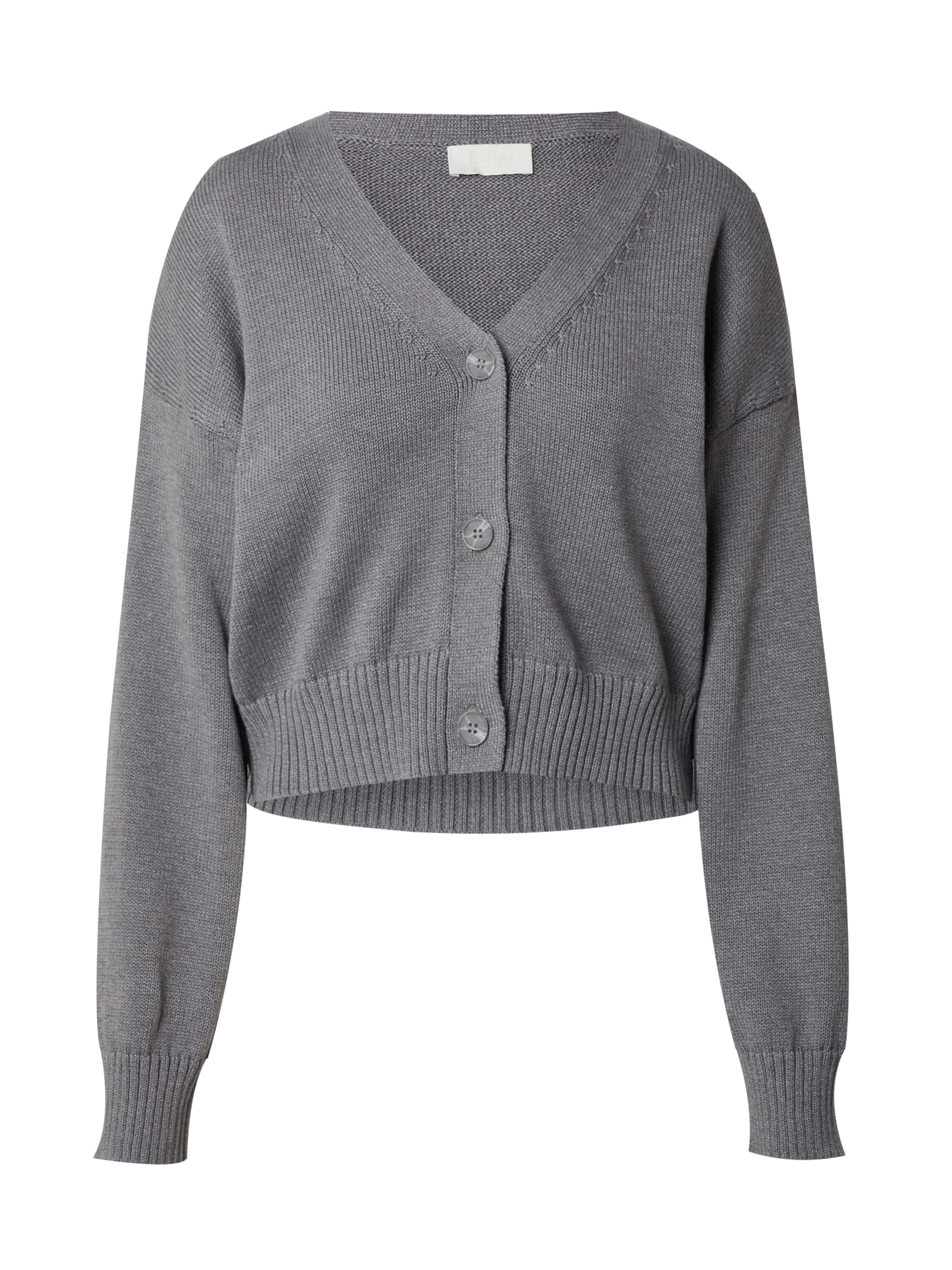 Geacă tricotată 'Cleo' LeGer by Lena Gercke pe gri închis, Vizualizare produs