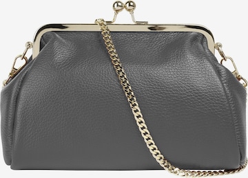 Cluty Clutch in Grau: Vorderseite