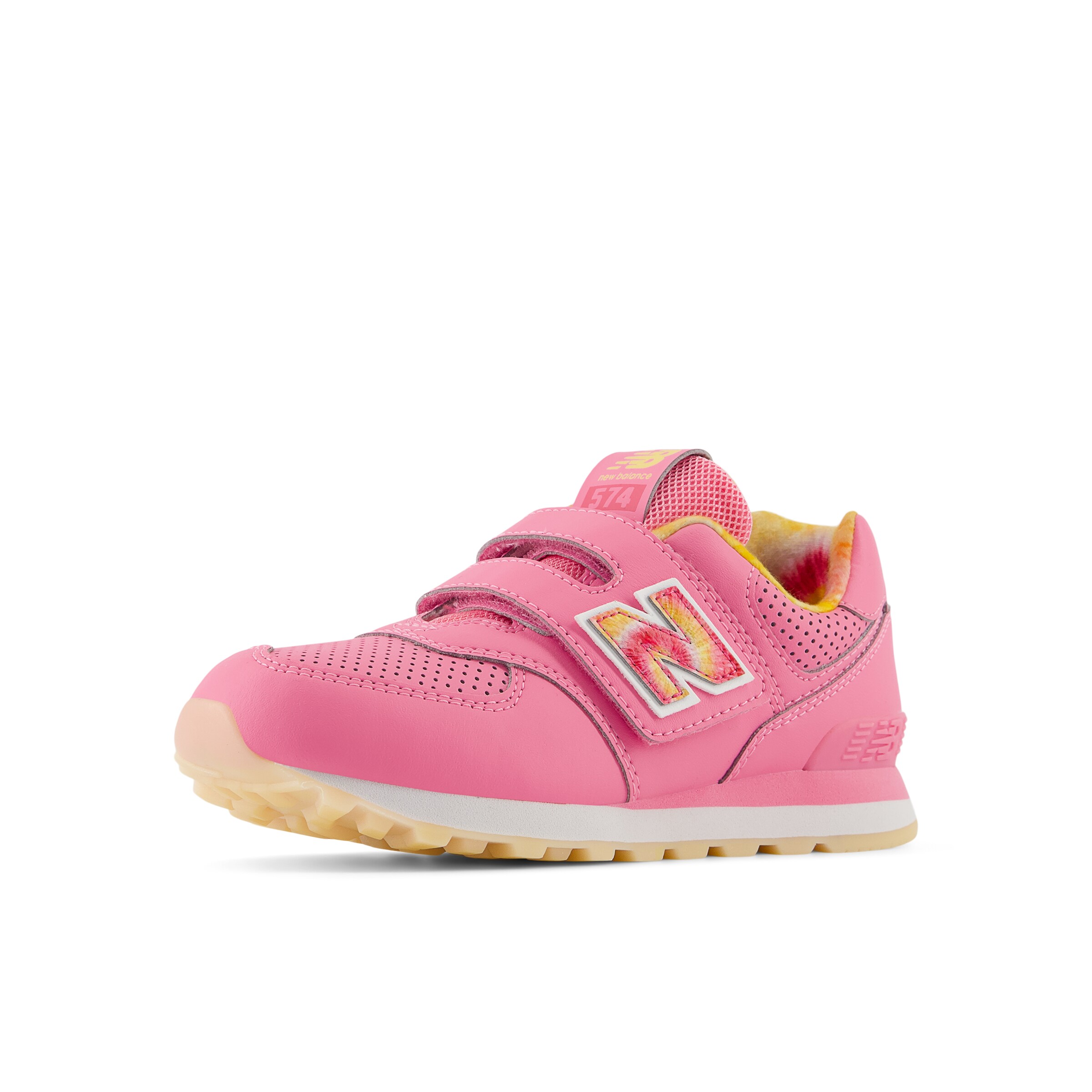 Baskets '574' new balance en rose : devant