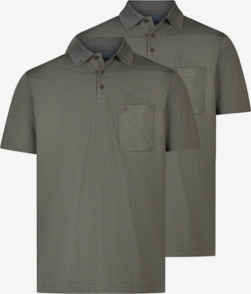 Ragman Shirt 'Basic' in Grijs: voorkant