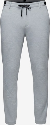 Ombre Slimfit Sporthose in Grau: Vorderseite