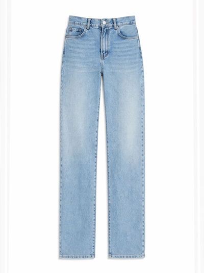 IT'S BASIC Jeans 'SOFIA Loose High Rise' in de kleur Lichtblauw, Productweergave