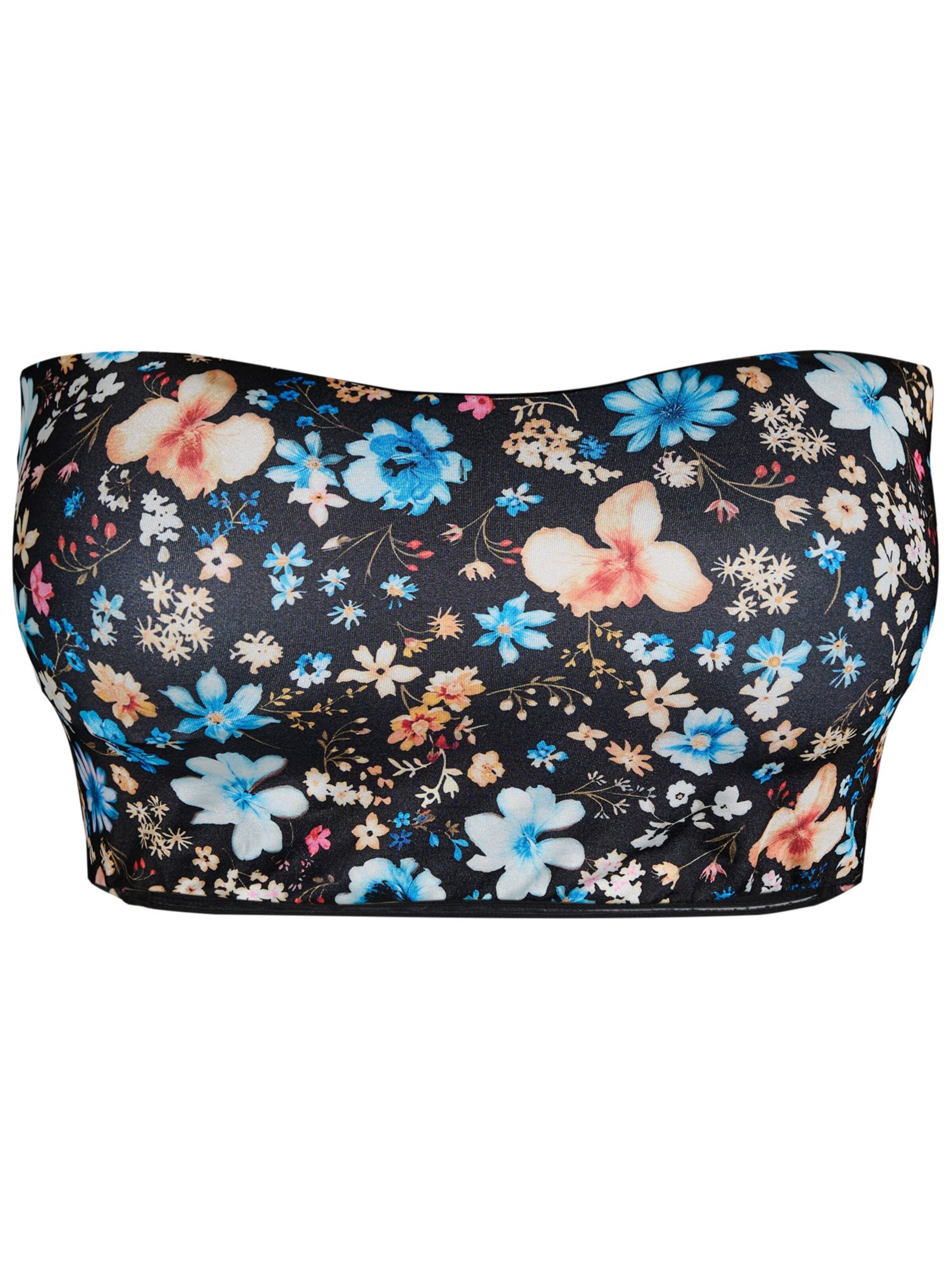 zils Swim by Zizzi Bandeau Bikini augšdaļa 'CAANNE': no priekšpuses