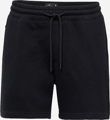 HOLLISTER Trousers in Black: front