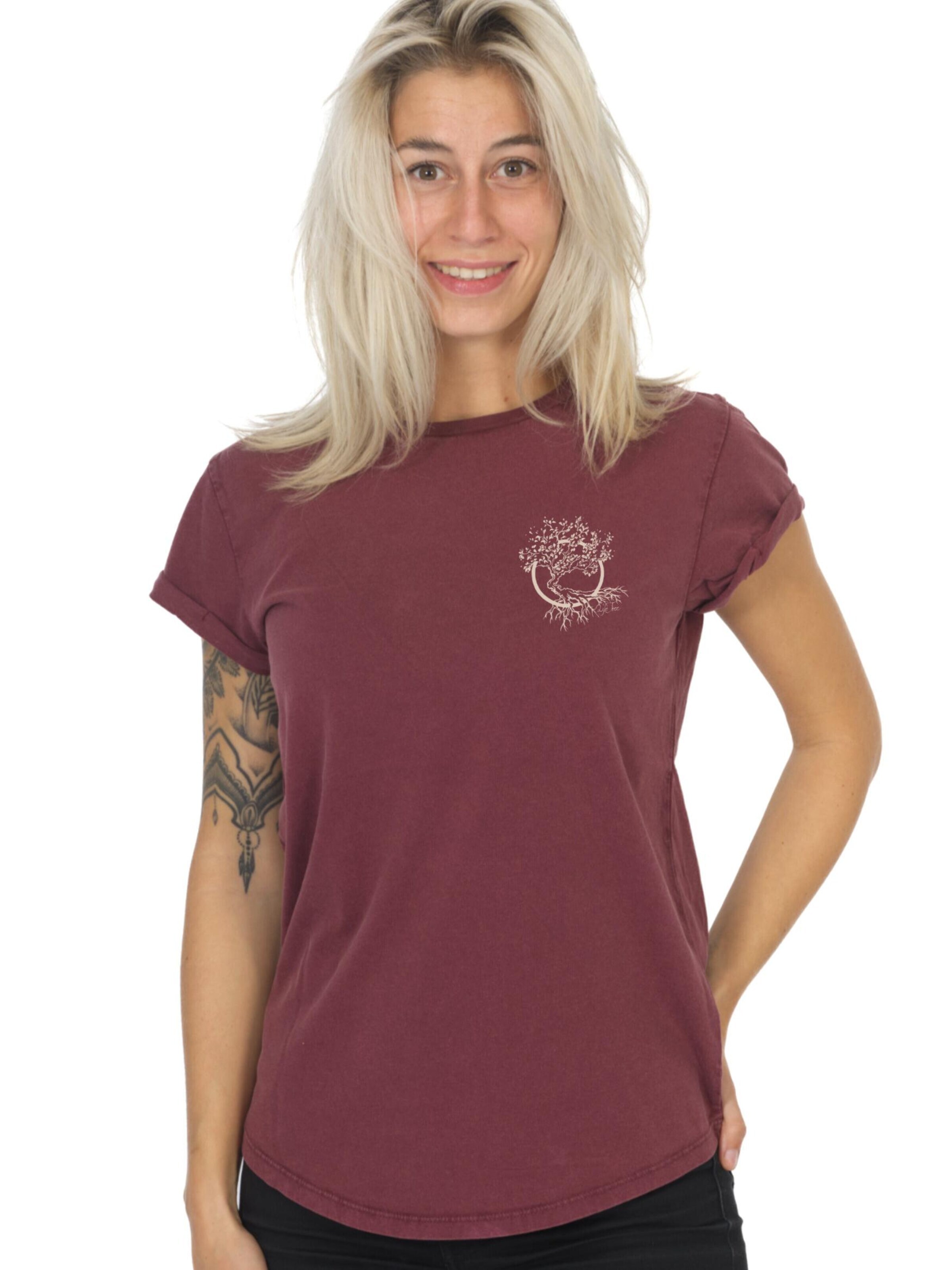 T-shirt Life-Tree en rouge