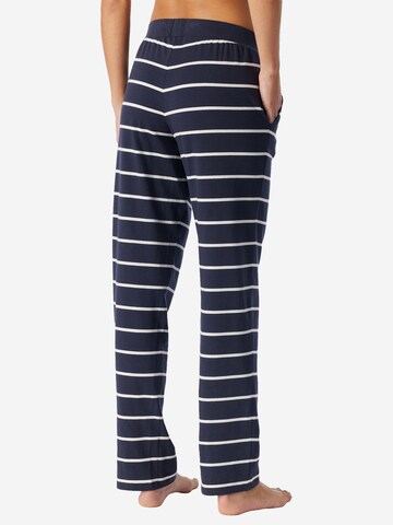 SCHIESSER Pyjamahose 'Mix & Relax' in Blau