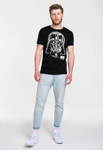 LOGOSHIRT Shirt 'Star Wars' in Black