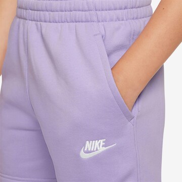 Nike Sportswear Regular Shorts 'Club Fleece' in Lila