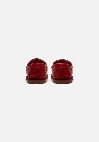 TIMBERLAND Mokasíny '6B58' – červená