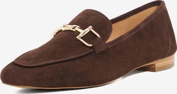 Chaussure basse Dune LONDON en marron : devant