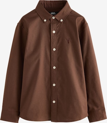 Next Button up shirt in Brown: front