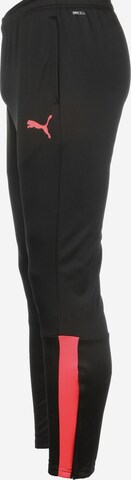 Effilé Pantalon de sport 'TeamLIGA' PUMA en noir
