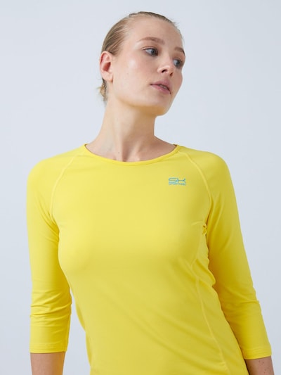 SPORTKIND T-shirt fonctionnel '3/4-Longsleeve Shirt' en XS en jaune, Vue avec produit
