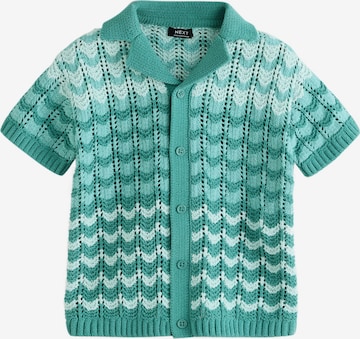 žalia Next Marškinėliai 'Strick mit Häkelkragen': priekis