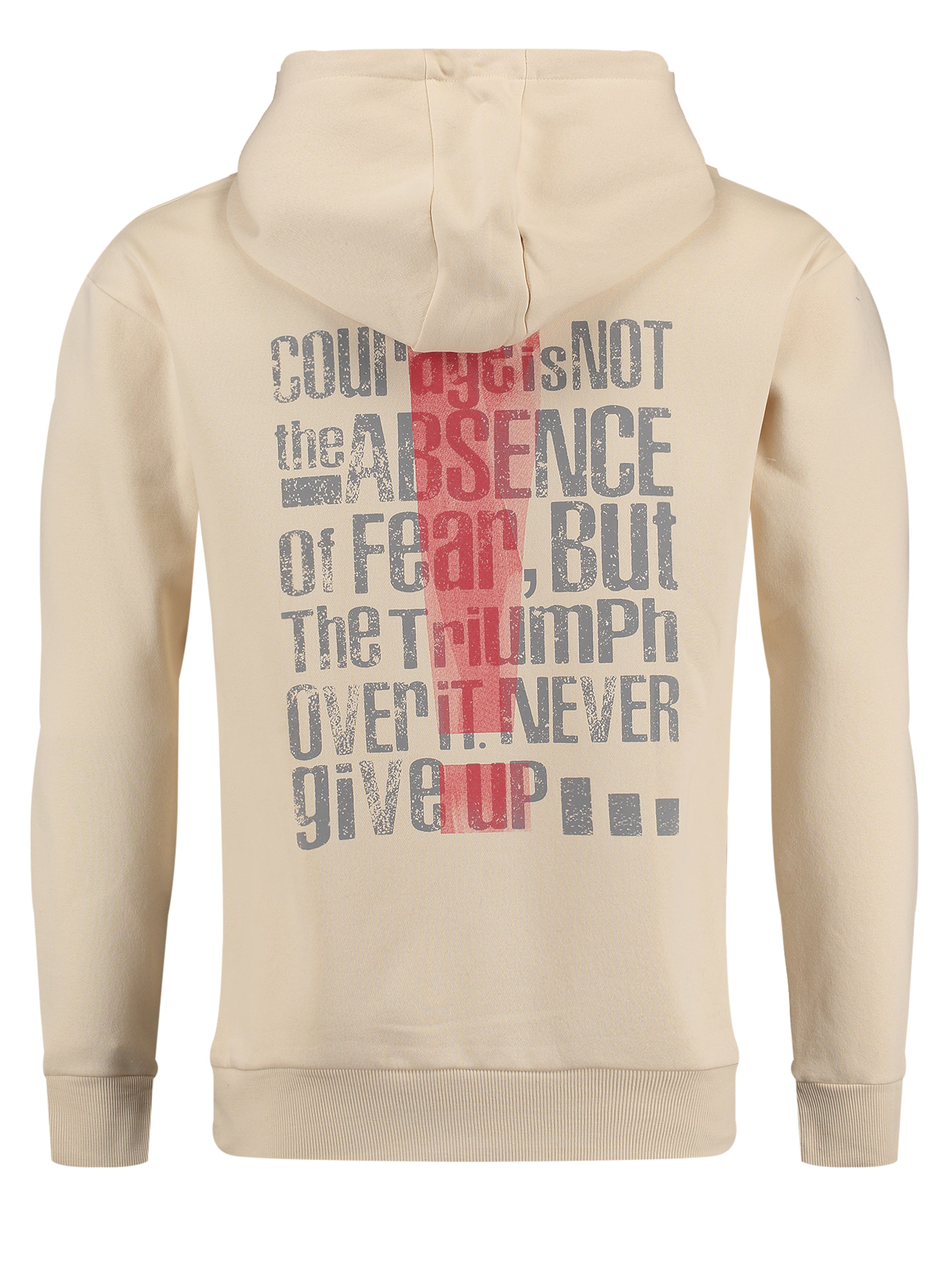 Key Largo Mikina 'KLTRUE COURAGE' - Béžová