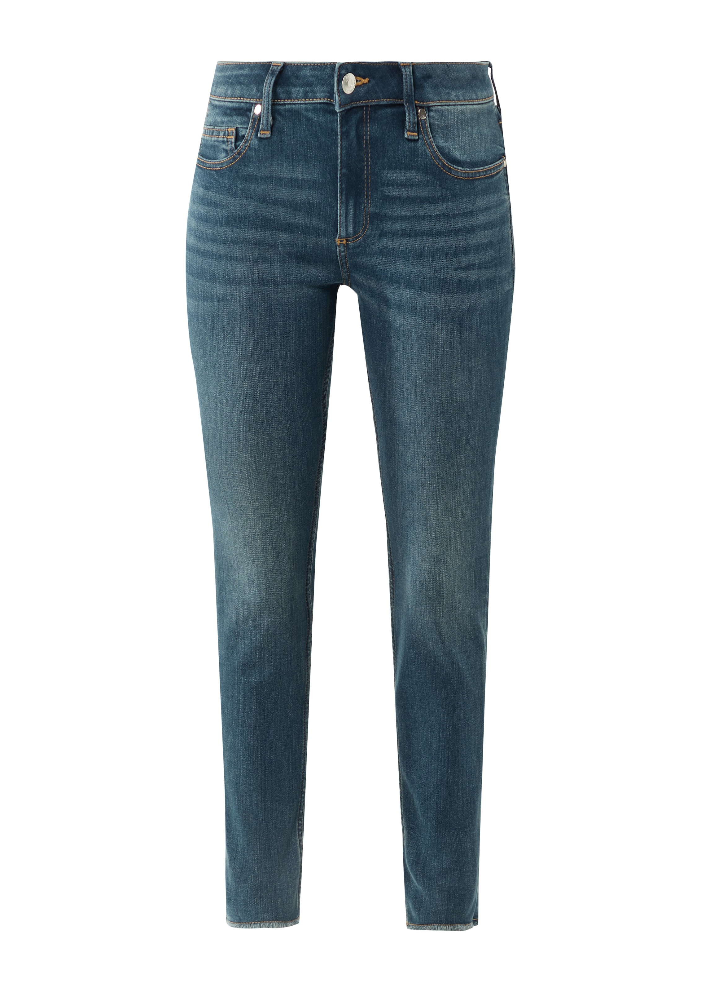 QS Skinny Kavbojke | modra barva: sprednja stran