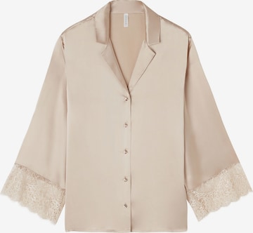 INTIMISSIMI Pajama Shirt in Beige: front