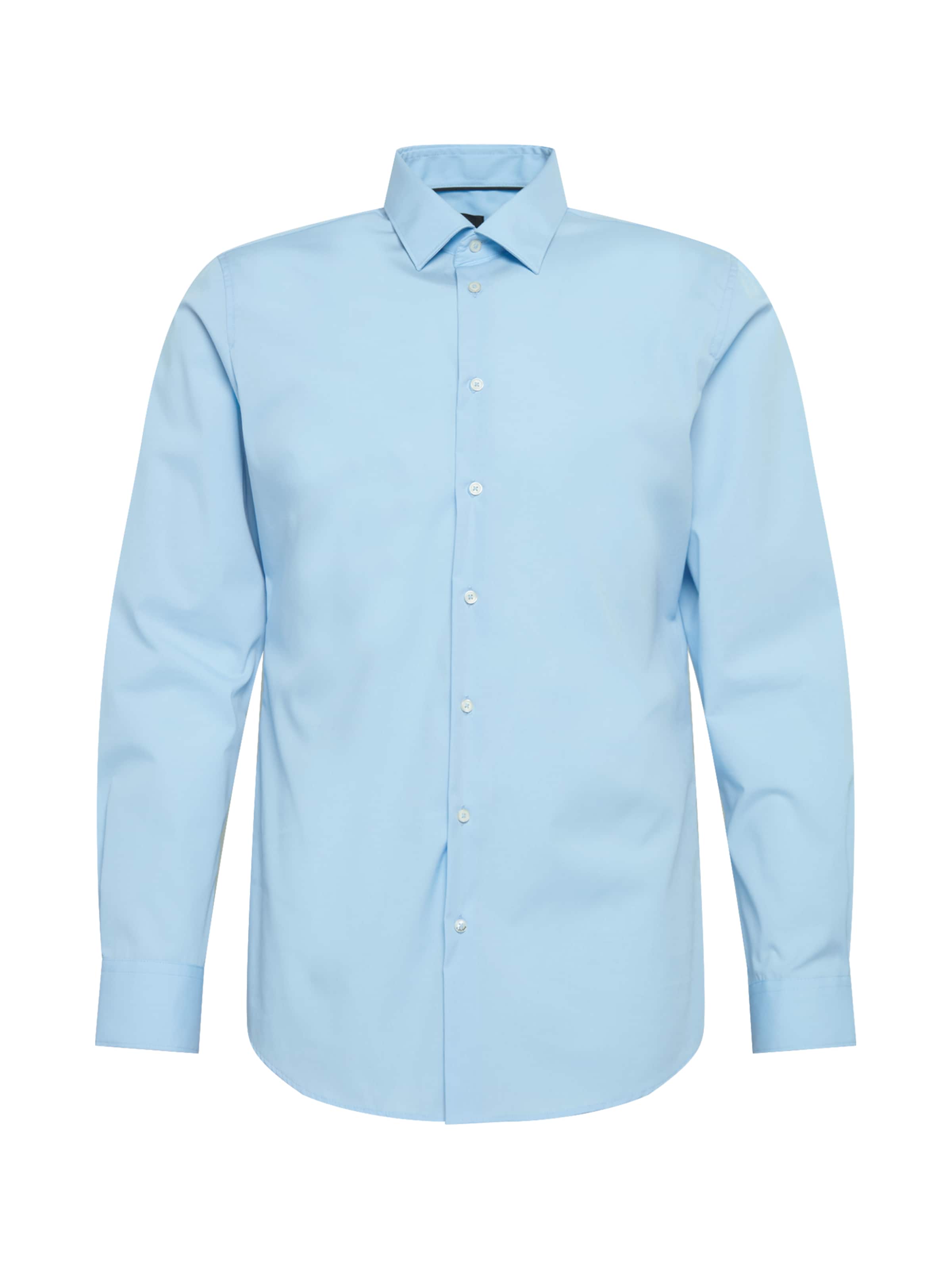 s.Oliver BLACK LABEL Overhemd in Blauw: voorkant