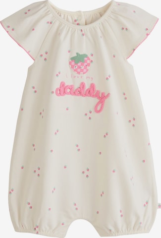 Next Rompertje/body in Beige: voorkant