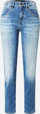 DRYKORN Slimfit Jeans 'LIKE' in Blauw: voorkant