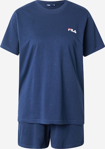 mėlyna FILA Pižama su šortais: priekis