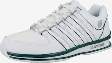 Baskets basses 'Rinzler' K-SWISS en blanc : devant