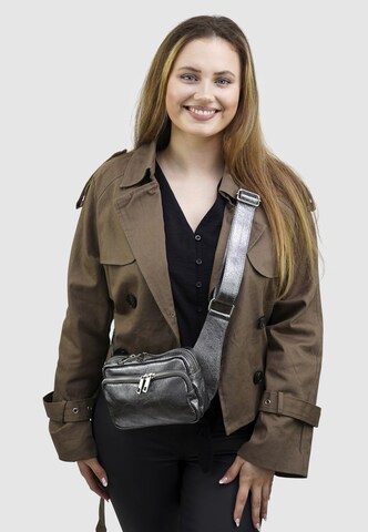 HARPA Crossbody Bag 'THEA' in Grey: front