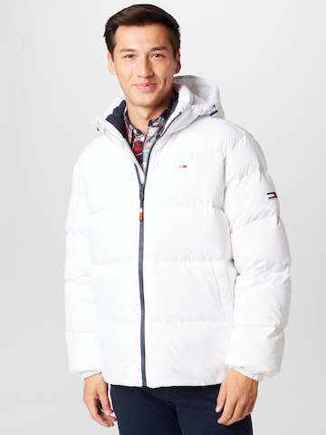 Tommy Jeans Winter Jacket in White: front