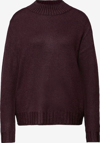 STREET ONE Sweter w kolorze fioletowy: przód