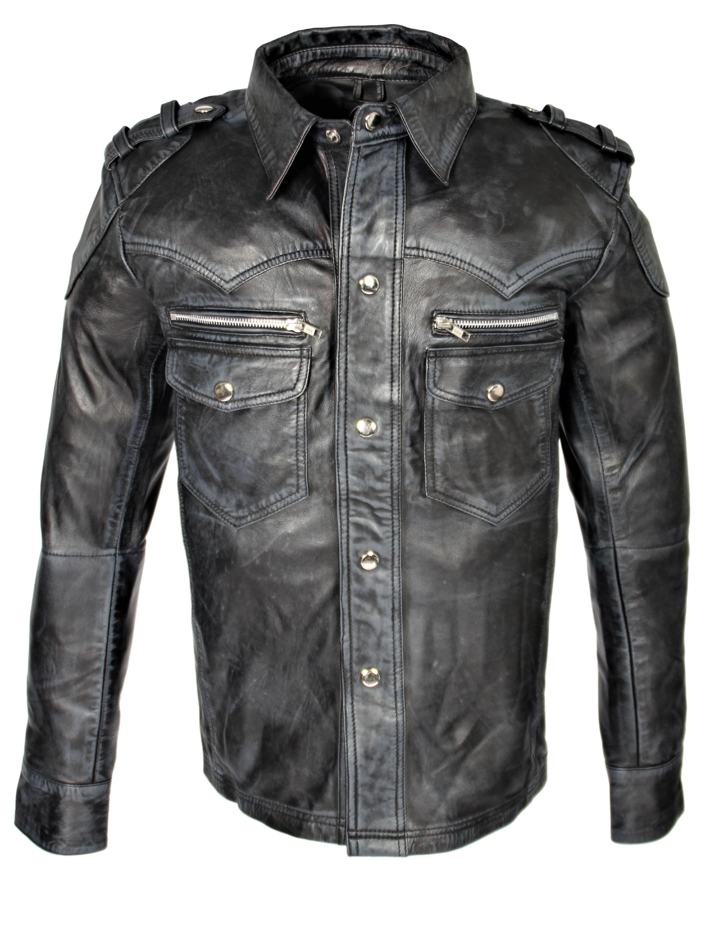 Be  Noble Regular fit Overhemd in Zwart: voorkant